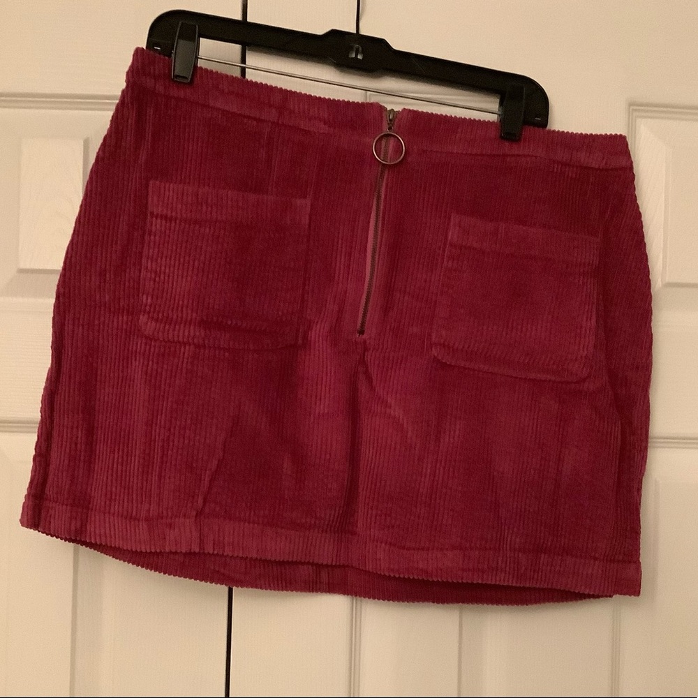 Target mini corduroy skirt